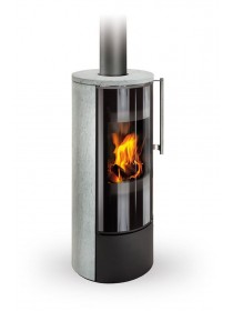 Печь-камин Romotop стальная IRUN N02 камень