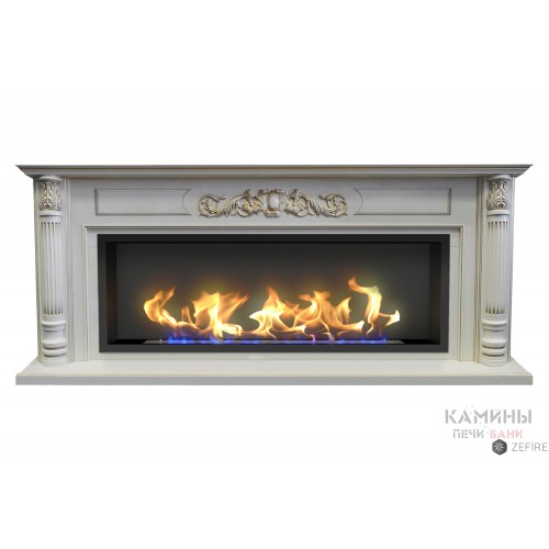 Биокамин в линейном портале Дорта (ZeFire) Биокамин в линейном портале Дорта (ZeFire)