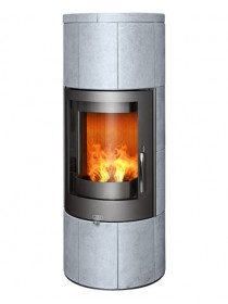 Печь-камин ABX Porto тальк