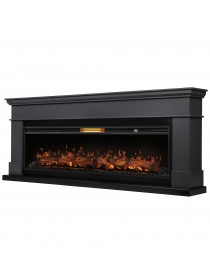 Каминокомплект: Очаг Royal Thermo Aurora RTFP/P-AR60LS, портал California 60 G, графит