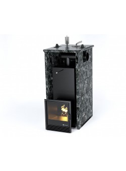 Печь ИзиСтим «ГЕЛЕНДЖИК» М2 В ТРЕХСТОРОННЕМ КОЖУХЕ С БОКОВЫМ ПОДКЛЮЧЕНИЕМ