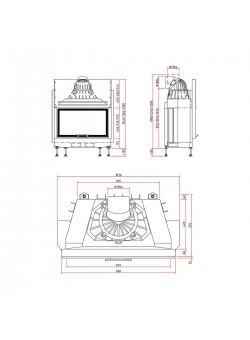 Каминная топка Schmid Lina 87h