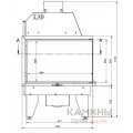 Каминная топка KFD ECO iLINE 5172 L/R