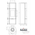 Печь-камин Астов R1.0 XL