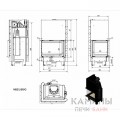 Каминная топка Kratki MBZ/L/BS/G Каминная топка Kratki MBZ/L/BS/G