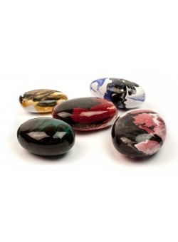 Декоративные керамические камни цветные - 14 шт (ZeFire)