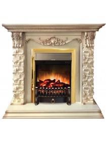 Электрокамин Patricia WT с очагом Fobos Lux BL