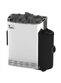 Печь для бани SAWO MINI MN-23NB-Z (2,3 кВт, встроенный пульт, внутри оцинковка, снаружи нержавейка)