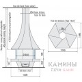Центральный камин Eolia 907 JC Bordelet Центральный камин Eolia 907 JC Bordelet