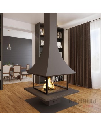 Центральный камин Julietta 985 JC Bordelet закрытый
