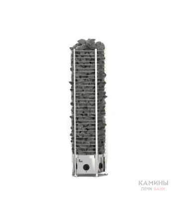 Печь для бани SAWO TOWER TH6-90NB-P (9 кВт, встроенный пульт, нержавейка, круглая)