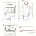 Топка-камин Brunner BKH 5.0 Tunnel 42-66 ST-DT
