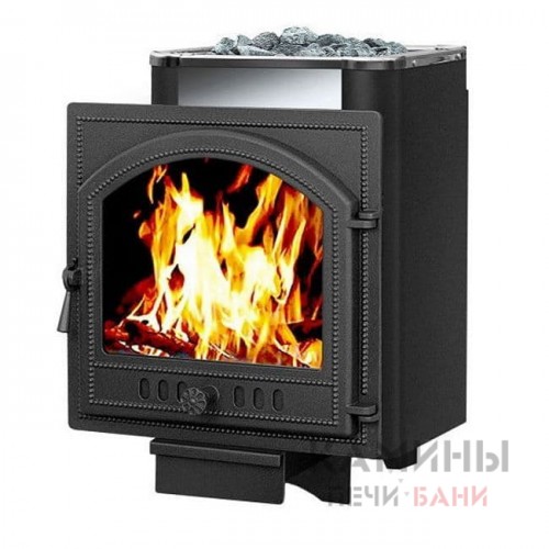 Печь для бани Сенсация 16 Антрацит (205) из чугуна Печь для бани Сенсация 16 Антрацит (205) из чугуна