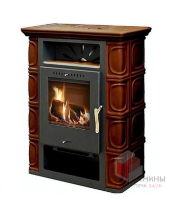 Печь BORGHOLM Keramik TOP, темно-коричневая (Thorma)