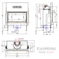 Топка-камин Brunner BKH 5.0 flat 50-98 ST