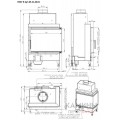 Каминная топка Romotop HEAT R/L 2g 65.51.40.01 угловая каминная топка с цельным стеклом Каминная топка Romotop HEAT R/L 2g 65.51.40.01 угловая каминная топка с цельным стеклом