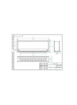 Биокамин сквозной Standart 1300 (ZeFire)